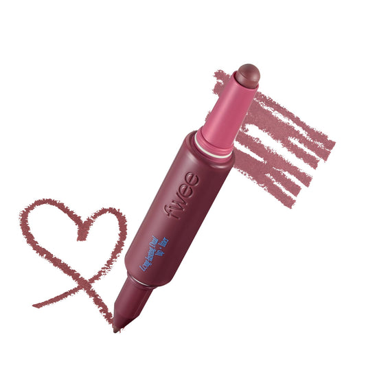 Fwee long-lasting dual coloring stick main shot showing dual-ended design for lips.