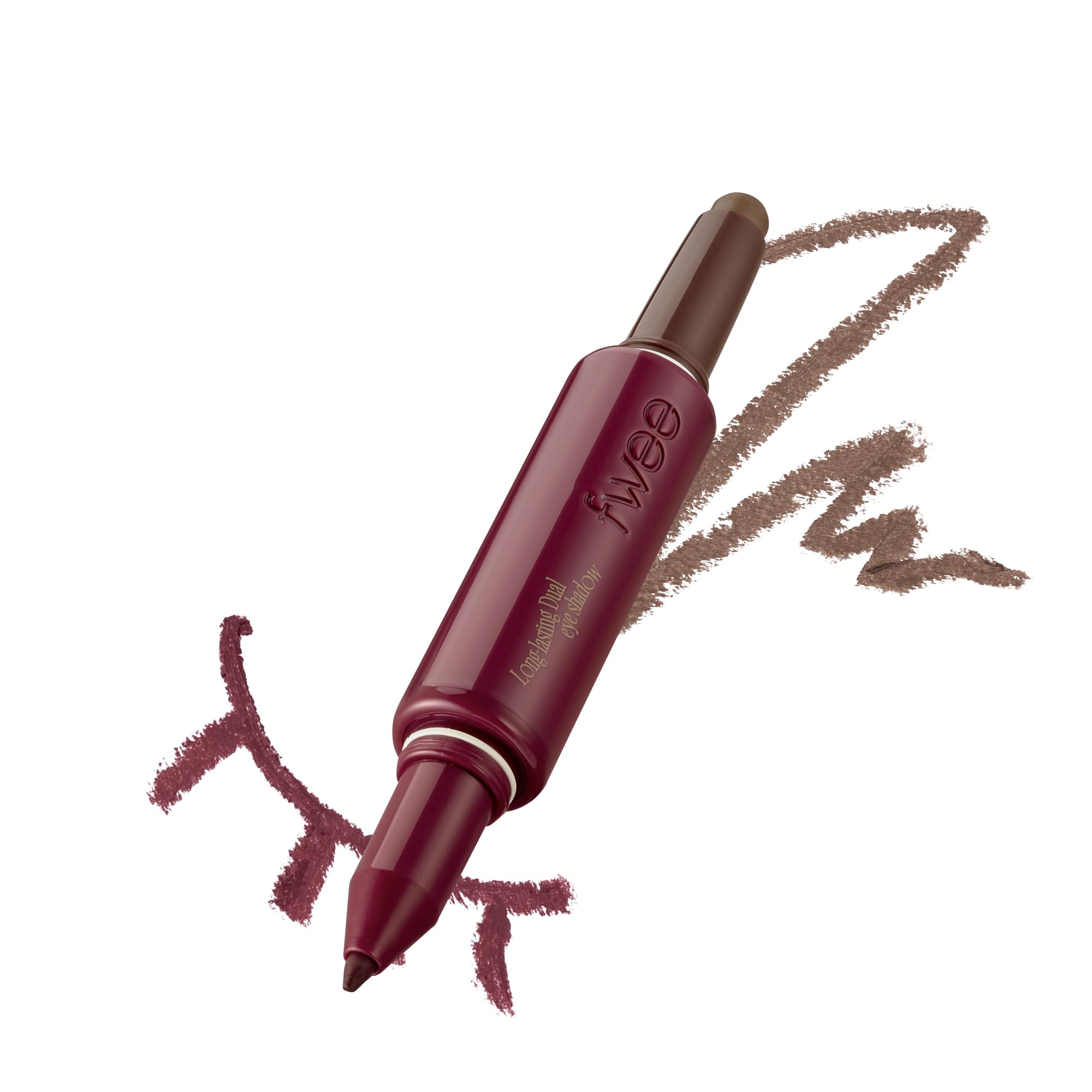 fwee Peek A BOO Burgundy Matte eye shadow for defined, crease-free lids.