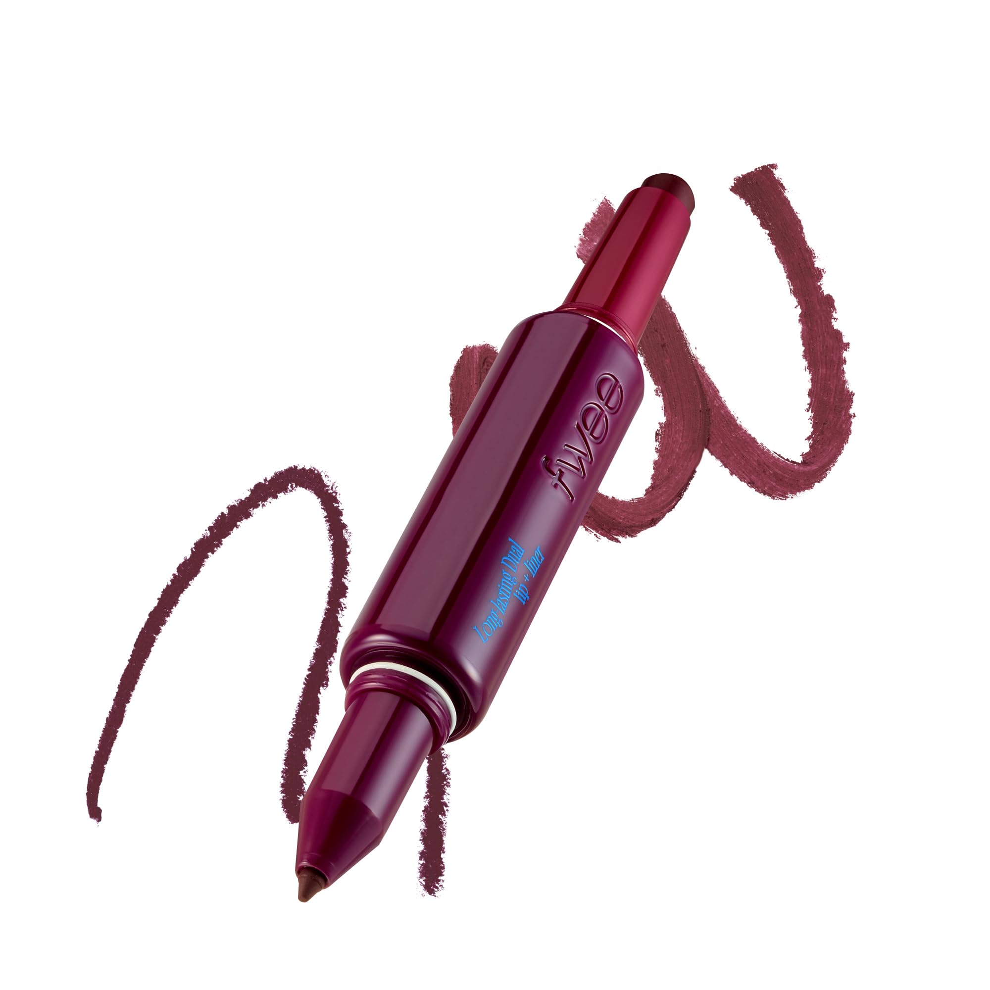 Fwee Pretty Savage dual-stick lip liner in action for precise, long-lasting color.