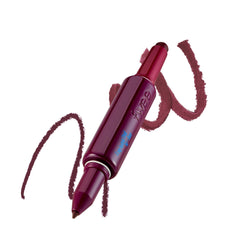 Fwee Pretty Savage dual-stick lip liner in action for precise, long-lasting color.