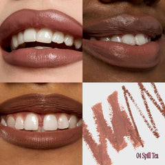Fwee Spill Tea lipliner application close-up for precise lining