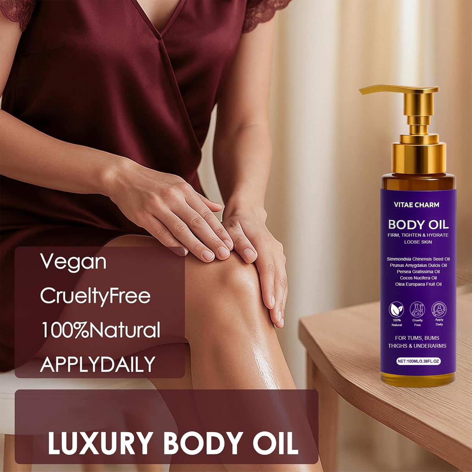 FWPTEI Vitae Charm texture-application shows light, non-greasy formula ideal for daily care