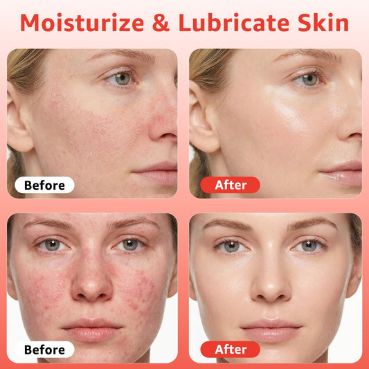 Close-up of applying Fymiox serum for improved absorption