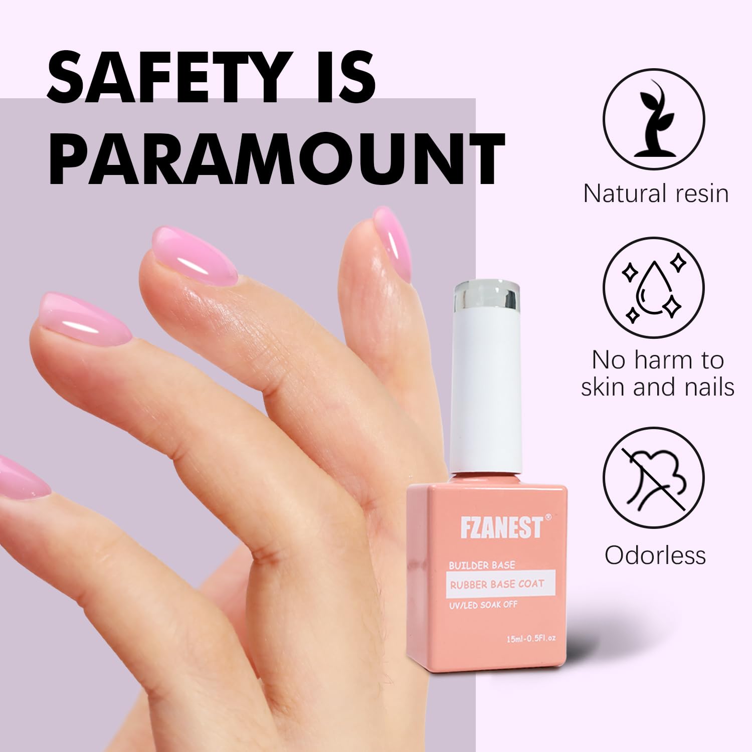 FZANEST Builder Gel DIY home manicure for salon-like results
