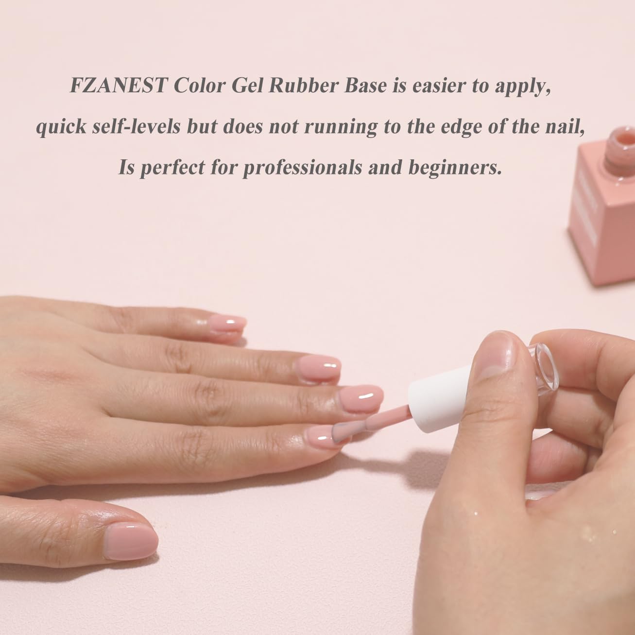FZANEST rubber base gel packaging and box shot illustrating kit value