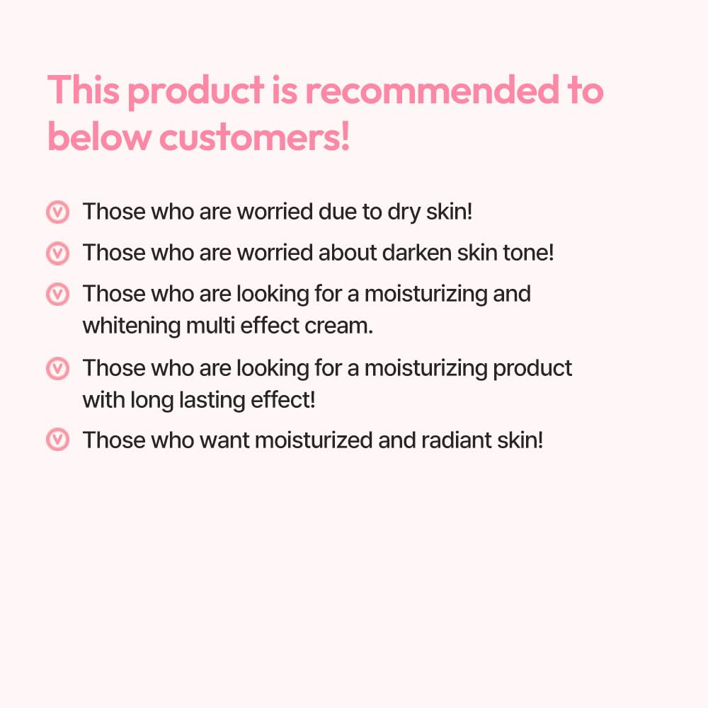 G9SKIN White In Moisture Cream with G9 Complex—milk-derived ingredients nourish skin.
