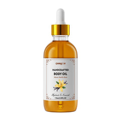 Gaayou Warm Vanilla Bean Oil bottle shown for deep hydration and easy application.