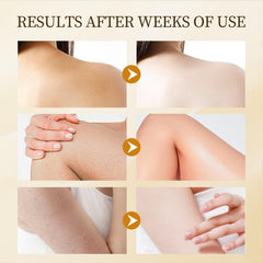 Gaayou Warm Vanilla Bean Oil on skin after shower for soft glow.