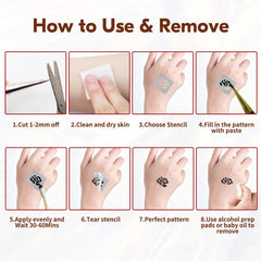 Gabizafia mehndi kit ideal for creating stylish skin art