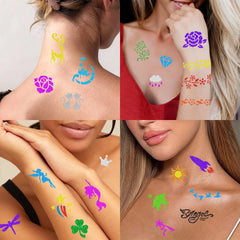 Gabizafia peel-and-stick stencils simplify filling in designs.