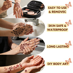 Gabizafia skin prep kit with alcohol pads and swabs for clean stencil application