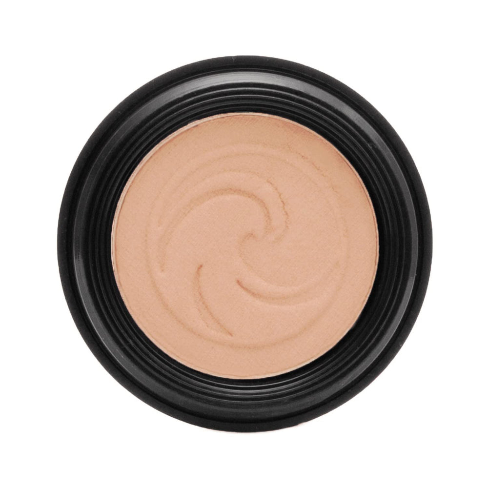 Gabriel Cosmetics Eye Shadow Natural Buff texture close-up highlights velvety matte finish.