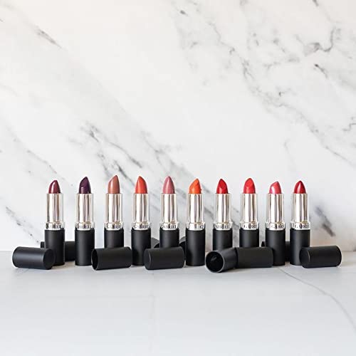 Gabriel Cosmetics Lipstick Meritage Dark Wine textured formula indicates rich pigment