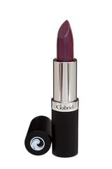 Gabriel Cosmetics Lipstick Meritage Dark Wine tube close-up highlights creamy texture