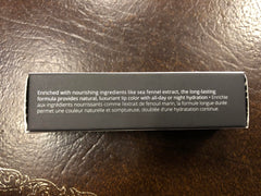 Gabriel Cosmetics Lipstick Salmon Warm Creme skin swatch demonstrates long-wearing color