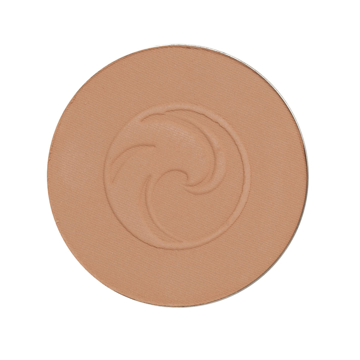 Gabriel Cosmetics pressed mineral powder tan beige refill compact for on-the-go oil control