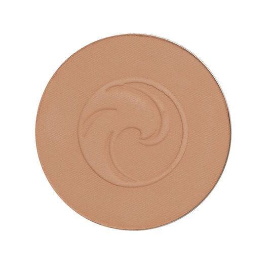 Gabriel Cosmetics pressed mineral powder tan beige refill compact for on-the-go oil control