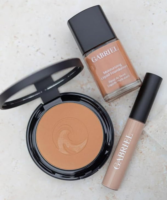 Gabriel Cosmetics Cream Concealer under-eye application demonstrates brightening and concealment in real use
