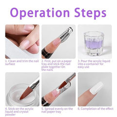 Gadcrystal Monomer Nail Liquid clarity preserves vibrant color.