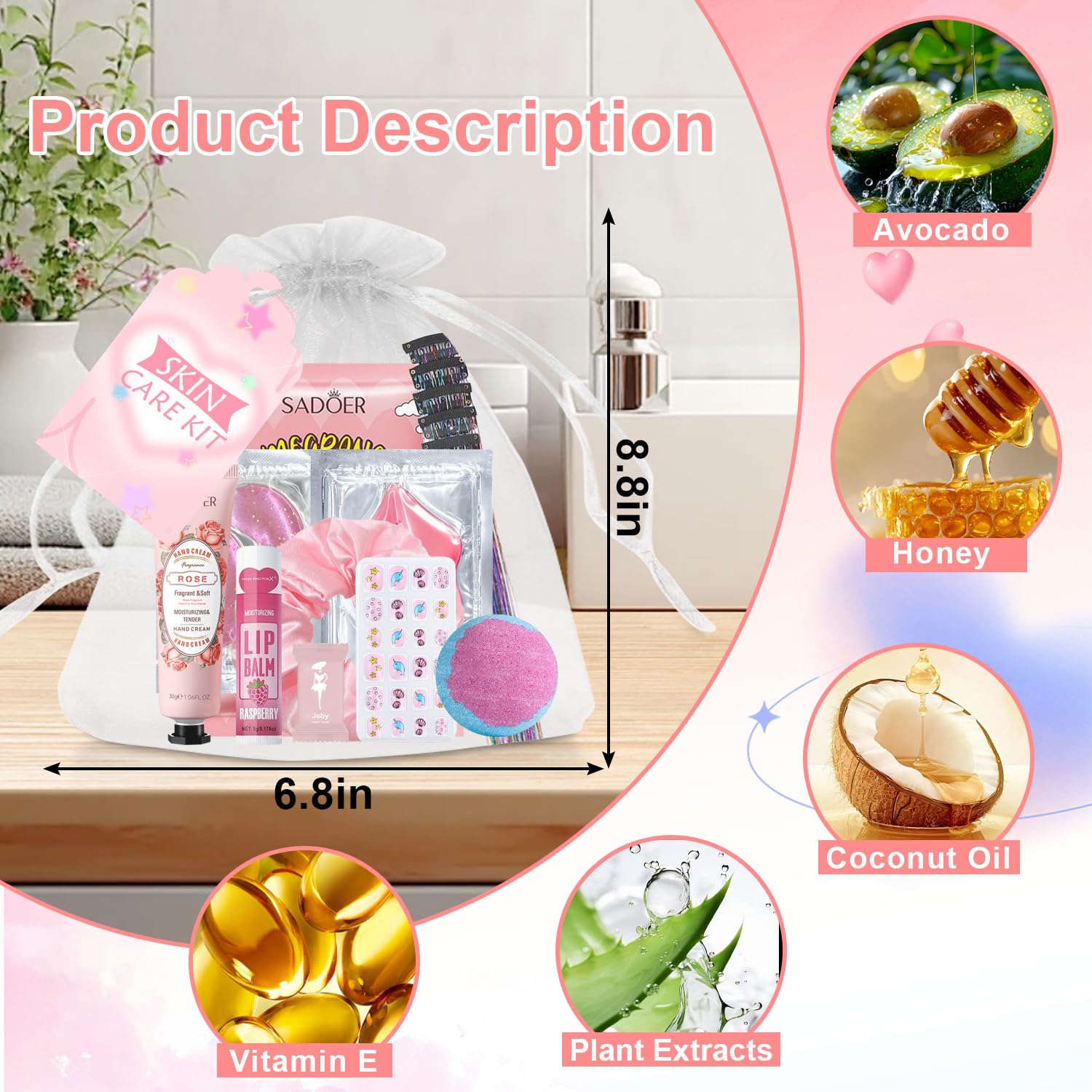 GADMLURY foot bath bombs adding a relaxing spa touch at home.
