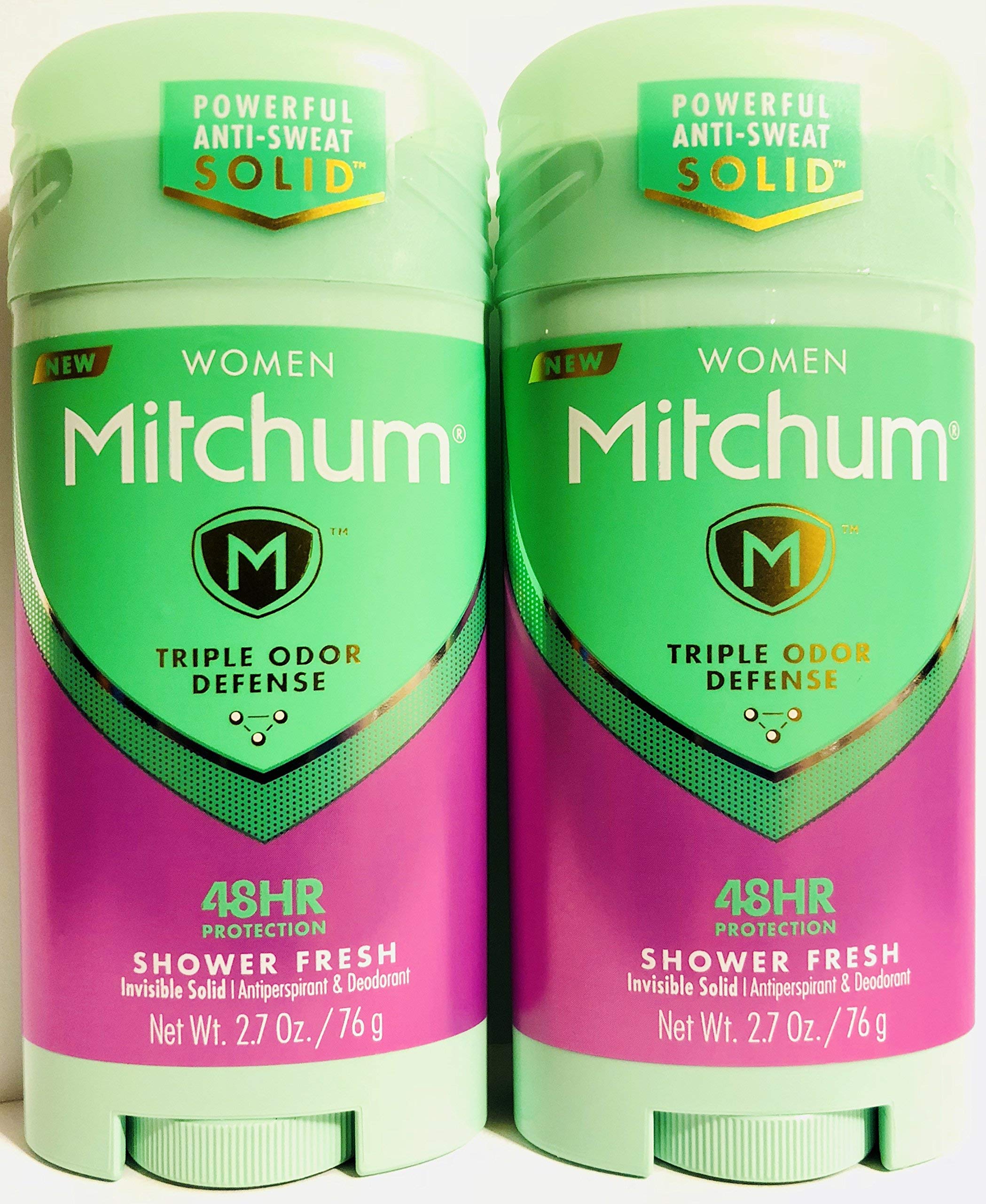 Gafalr Mitchum Shower Fresh invisible solid stick for women provides long-lasting underarm protection.