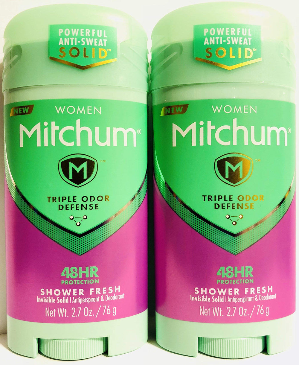 Gafalr Mitchum Shower Fresh invisible solid stick for women provides long-lasting underarm protection.