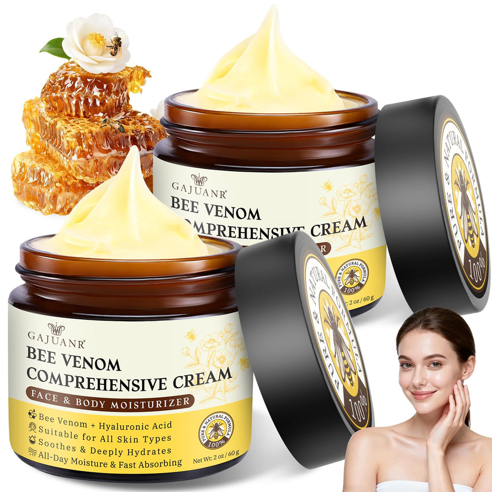 GAJUANR Bee Venom Moisturizing Cream jar offers smooth daily hydration.