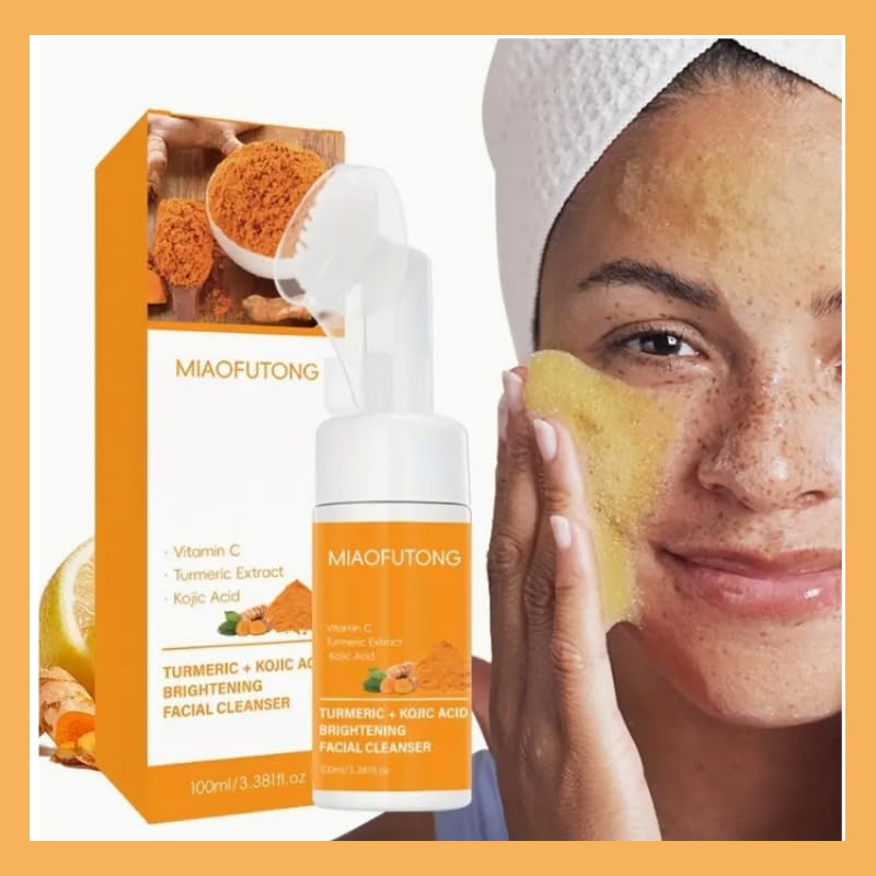 GALHJCZ turmeric cleanser refreshing-finish promises a clean, vibrant-feel after use.