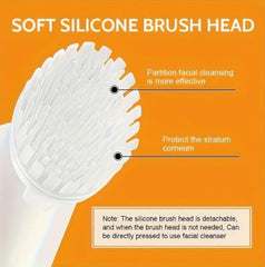 GALHJCZ turmeric facial cleanser bottle-pour demonstrates easy daily application.