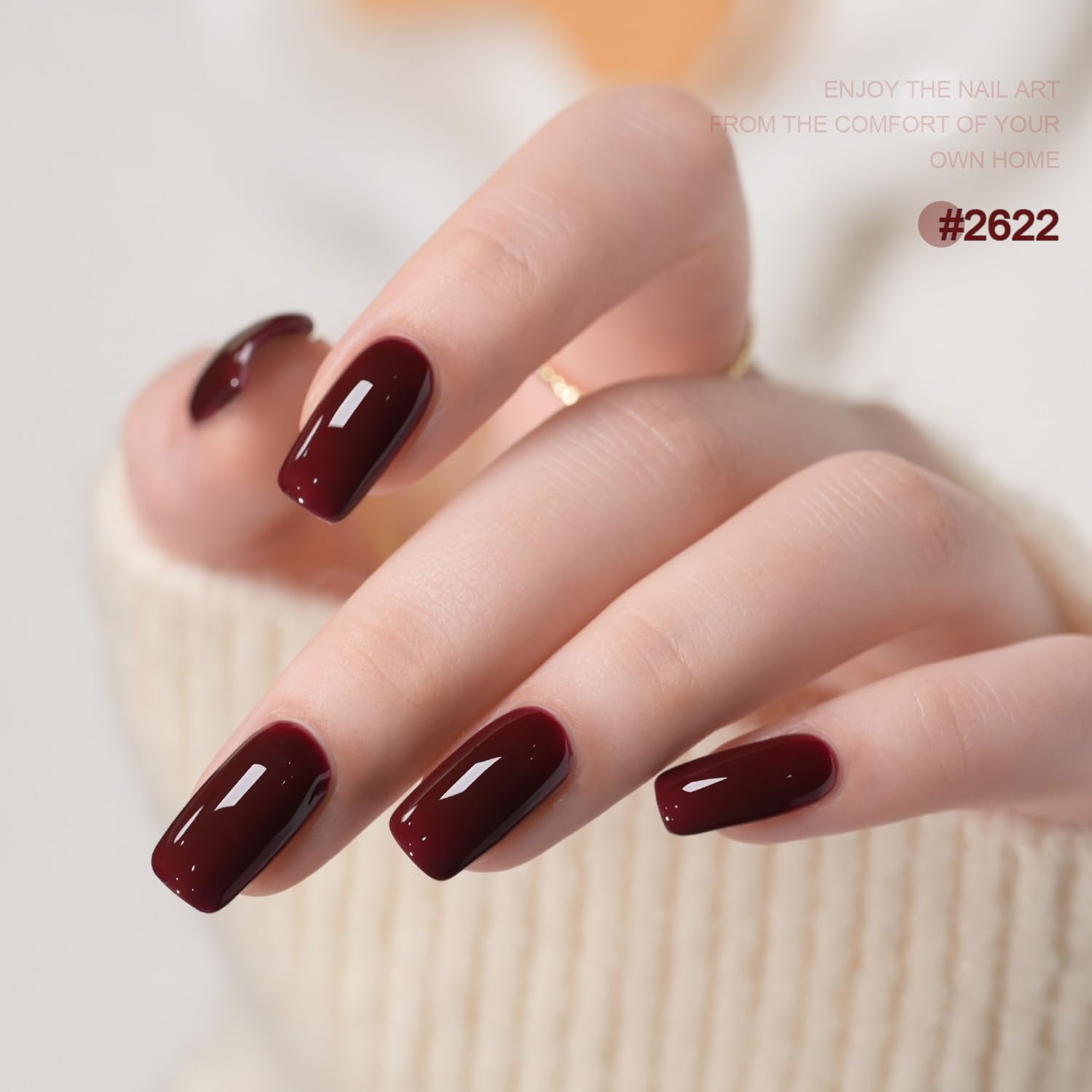GAOY 42 Pcs Gel Nail Polish Kit base coat improves adhesion and wear.