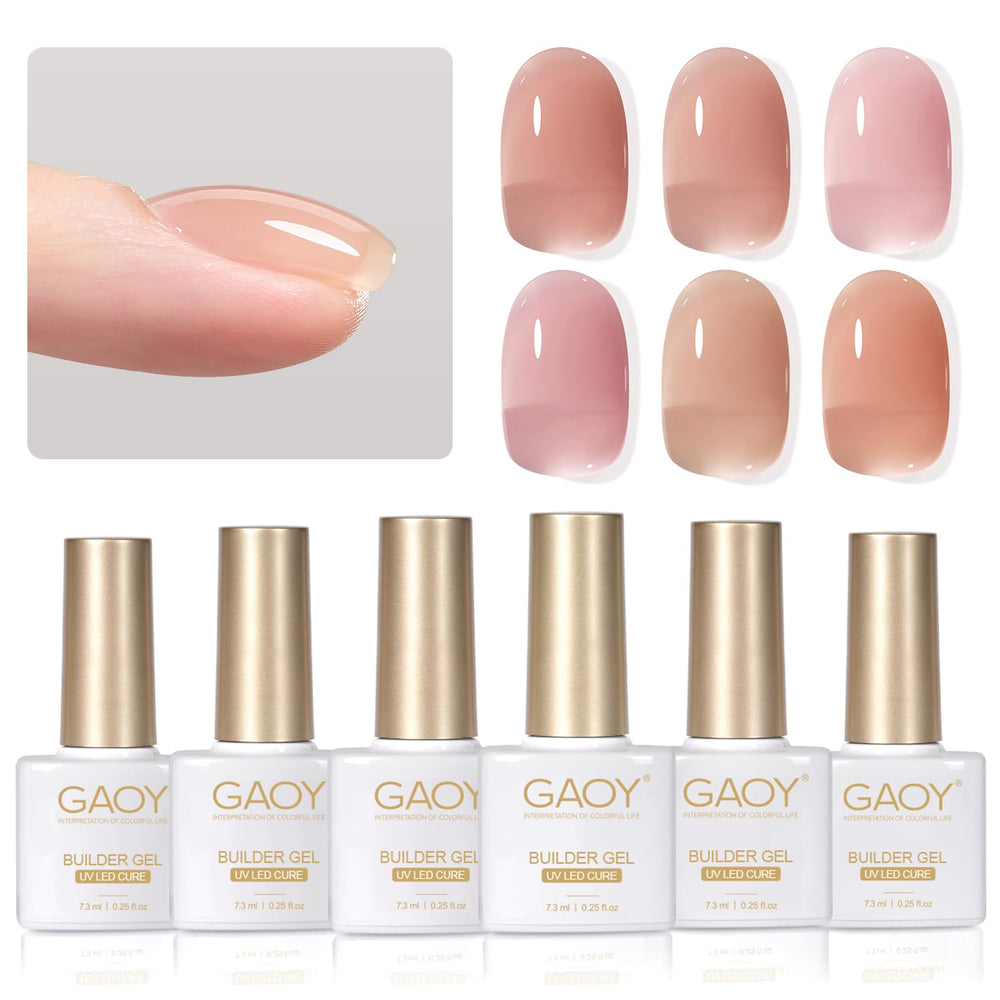 GAOY Rose Jelly builder gel nails for natural color and durable wear