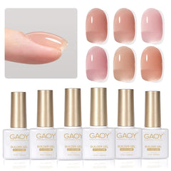 GAOY Rose Jelly builder gel nails for natural color and durable wear