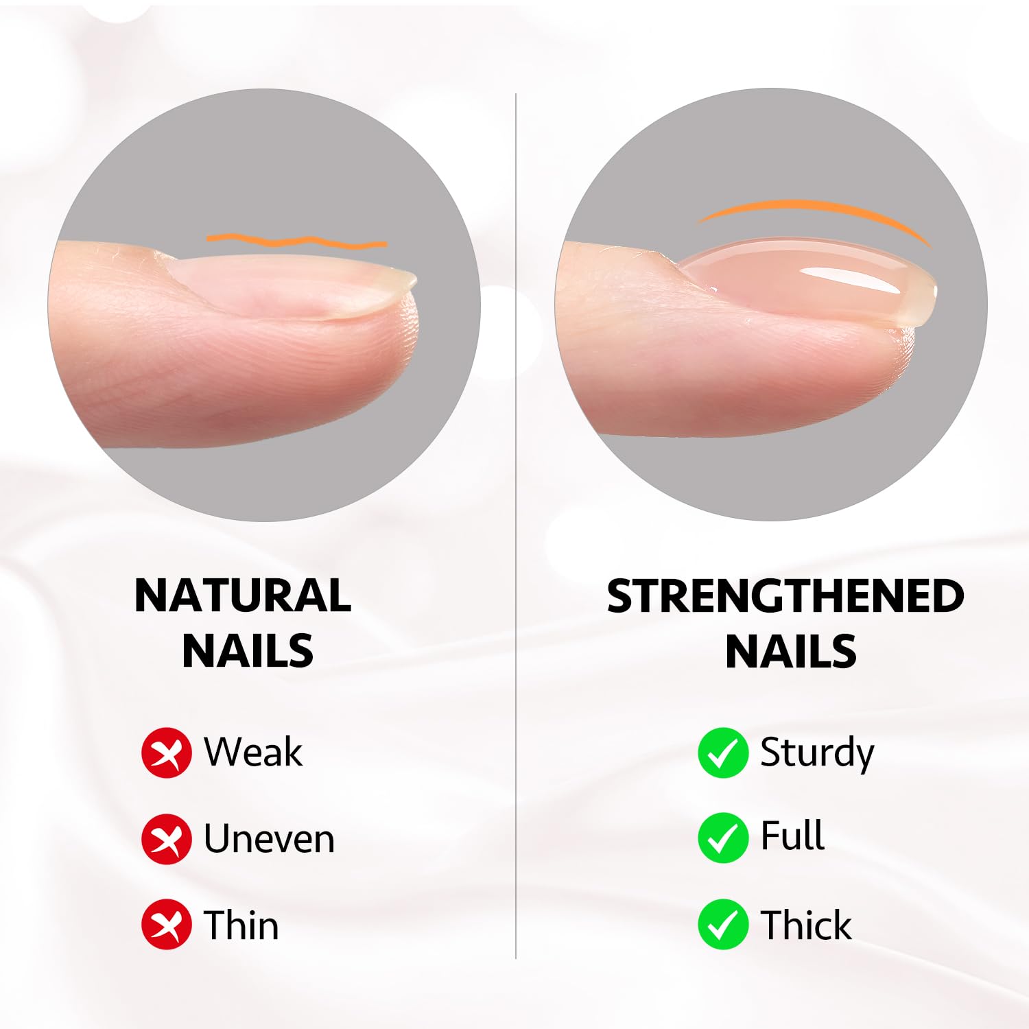 GAOY 6 colors builder gel swatch highlights natural-looking finishes for everyday wear.