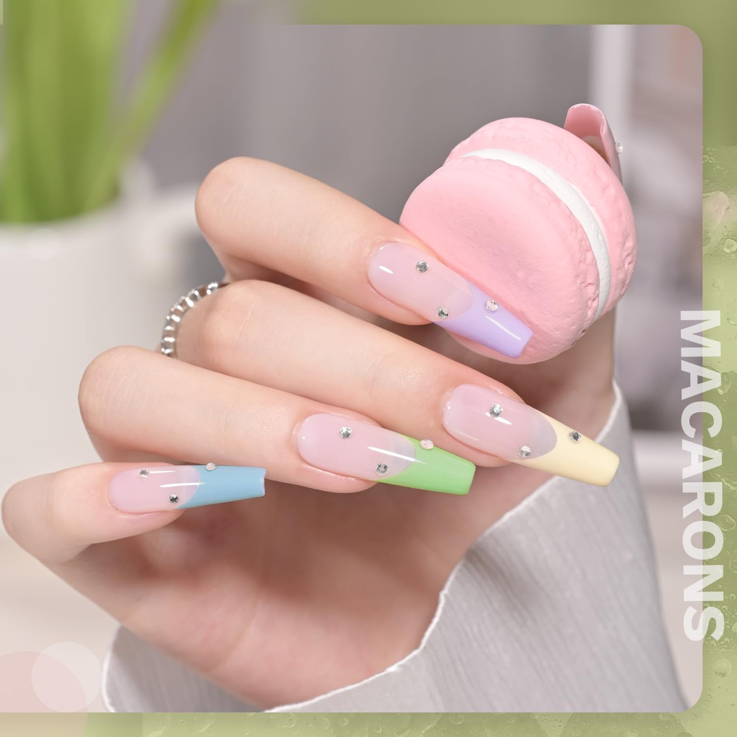 GAOY at-home nail art with six-color gel set for versatile designs