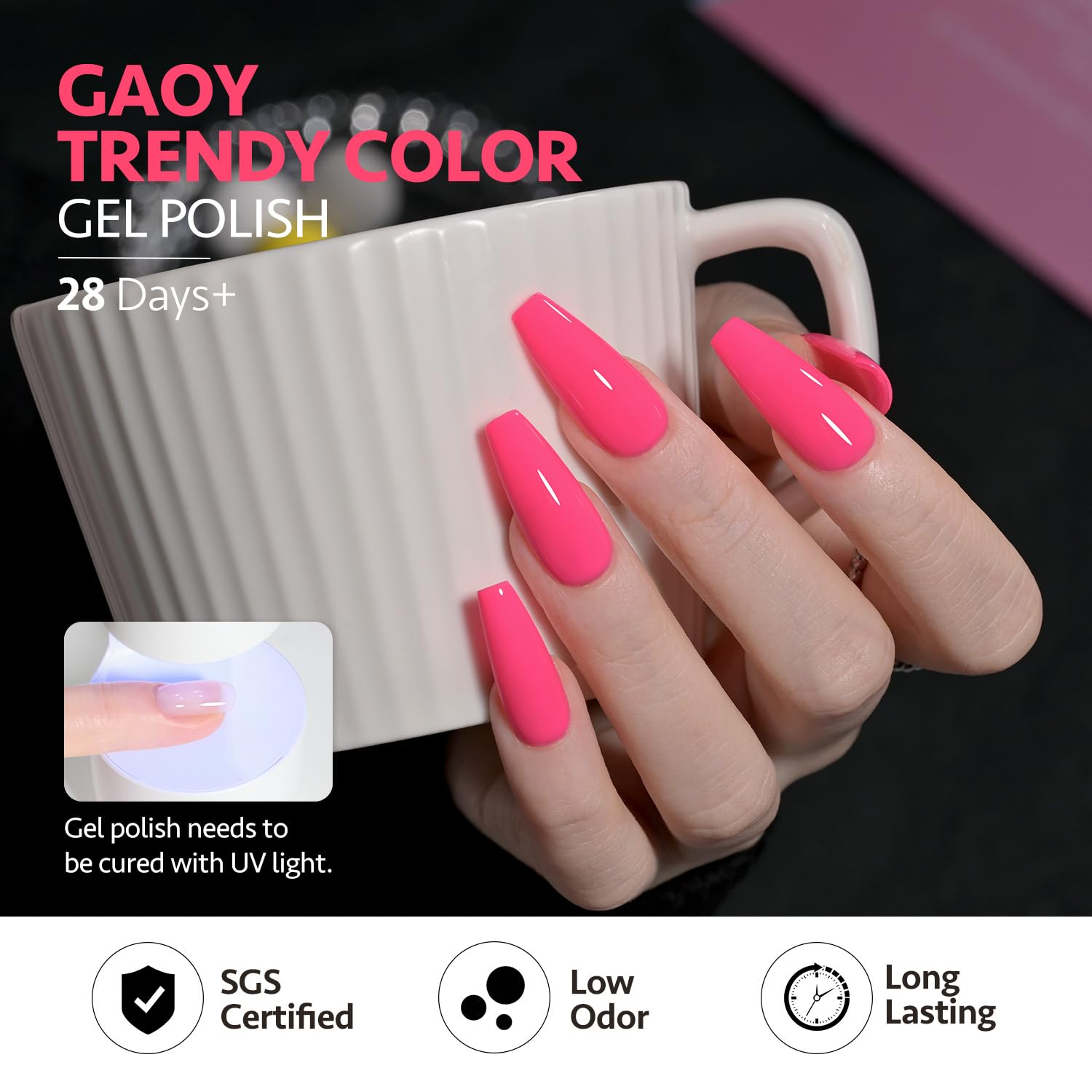 GAOY base coat helps prep nails for longer wear and protection