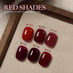 GAOY burgundy cherry glitter nails showcase long lasting glossy finish