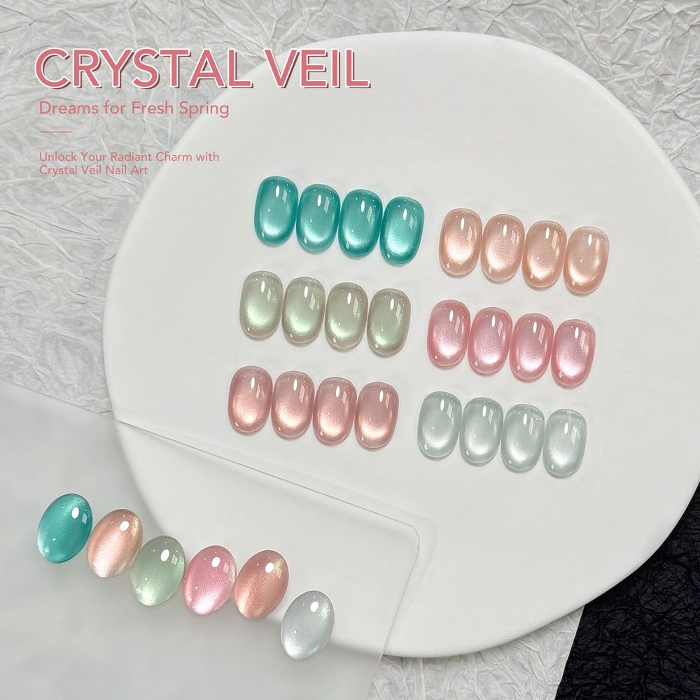GAOY Cat Eye gel polish kit for at-home nail art.