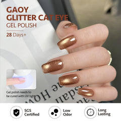 GAOY Cat eye magnet in use to pattern before curing.