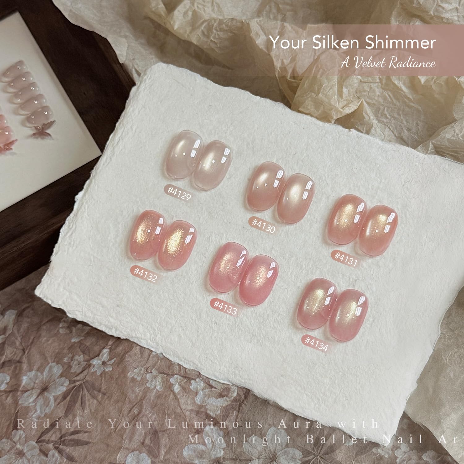 GAOY cat eye magnet used to pattern before curing.