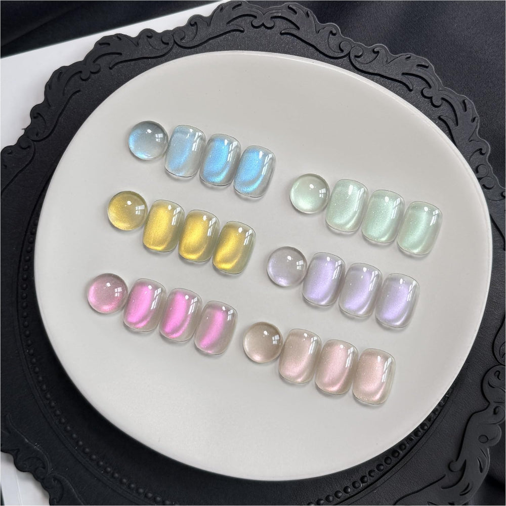 GAOY Cat Eye set packaging with six colors for at-home use.