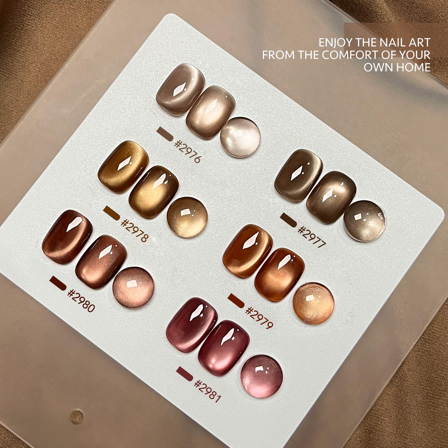 GAOY easy-use kit enabling at-home manicures with quick 60-second cure and top coat.
