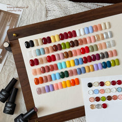 GAOY gel nail polish essentials including base and top coats for durability