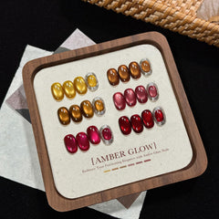 GAOY long-lasting shine preview on glossy nail surface.