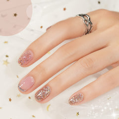 GAOY gold glitter gel polish delivers luxurious shine for festive nails
