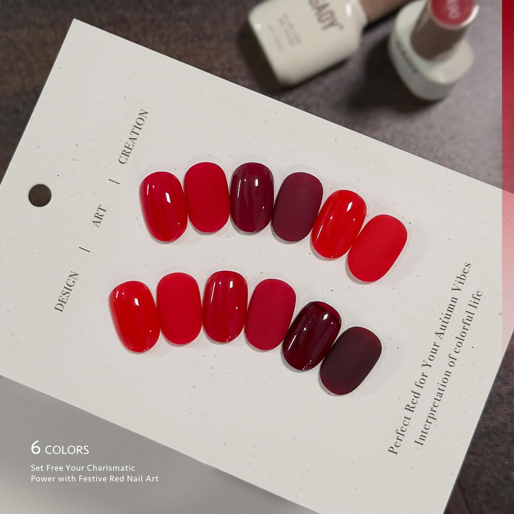 GAOY glossy and matte finish options shown with top coat.