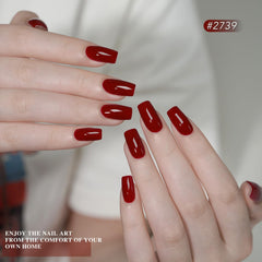GAOY glossy top coat adds brilliant shine and protection.