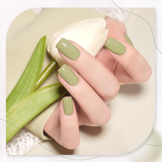GAOY Green White Spring color swatches for quick shade selection at home.