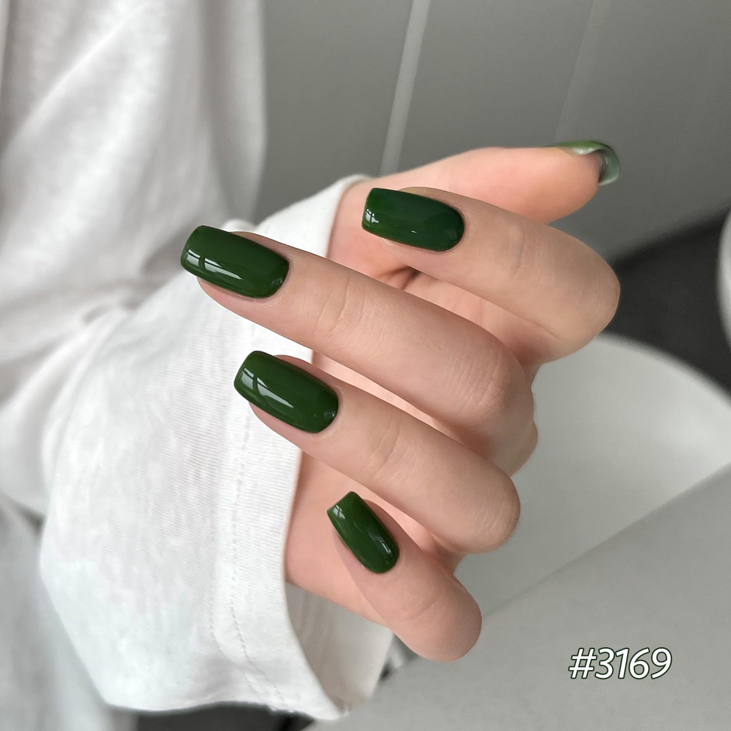 GAOY Jade Green palette close-up of glossy finish options