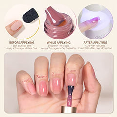GAOY Jelly Gel label provides clear usage guidance.