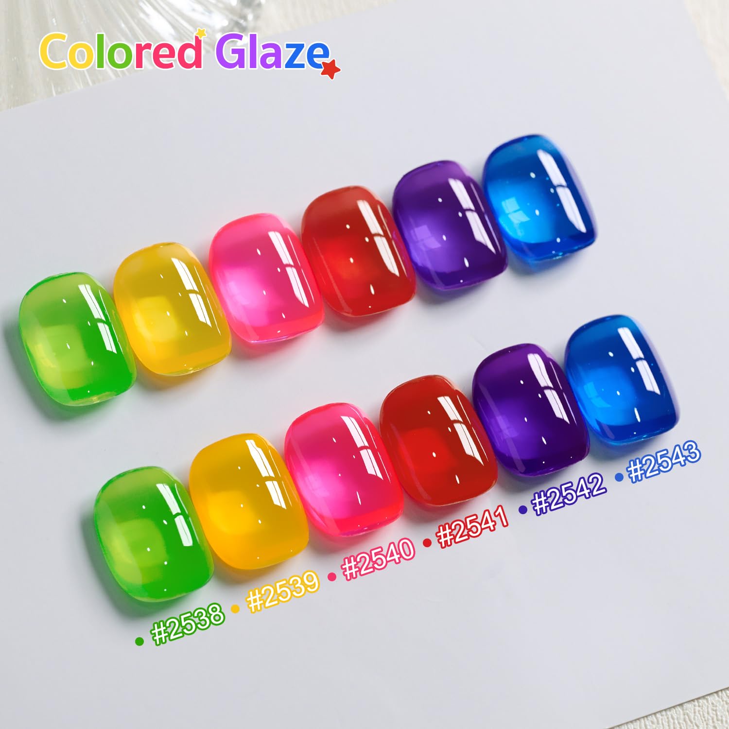 GAOY Jelly Gel yellow bottle for buildable color and quick at-home nail art.